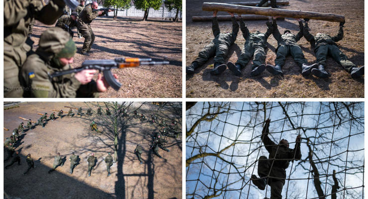 Тактика современного боя: как тренируют бойцов "Азова" в Киеве