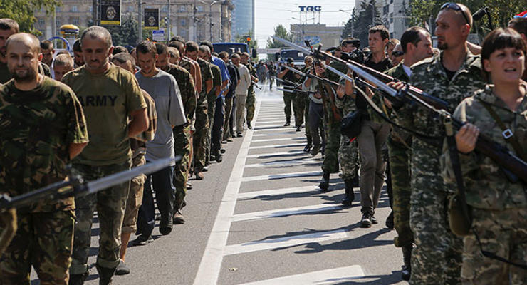 В архиве в Донецке боевики удерживают в плену еще более 30 украинских бойцов - штаб АТО