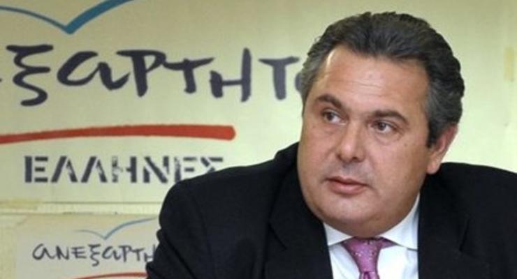 Министр обороны Греции назвал правительство Украины фашистским
