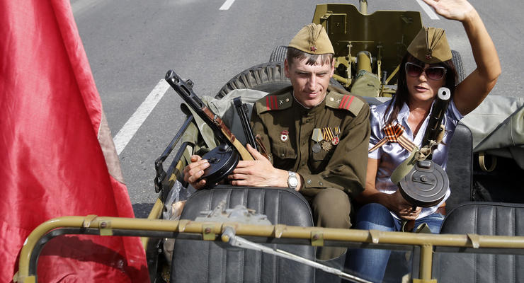 В оккупированном Донецке боевики готовят военный парад на 9 мая