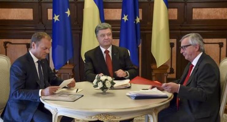 Перед саммитом Украина – ЕС Порошенко встретился с Туском и Юнкером