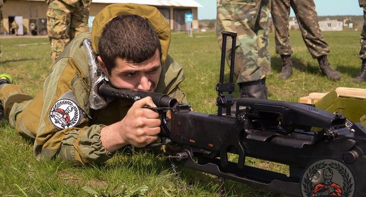 Харьковский батальон спецназа МВД "Восточный корпус" провел учебные стрельбы