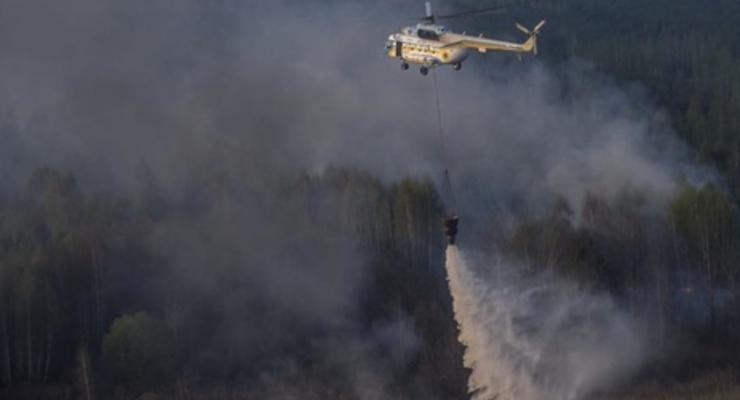 Лесной пожар в районе Чернобыльской АЭС полностью ликвидирован