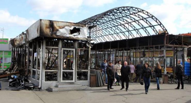 На ремонт входа на станцию метро Позняки после пожара потратили 100 тысяч