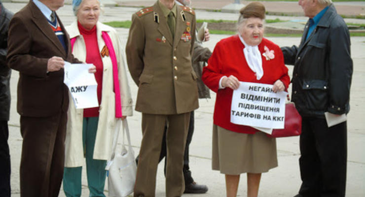 По всей Украине коммунисты провели немногочисленные первомайские акции