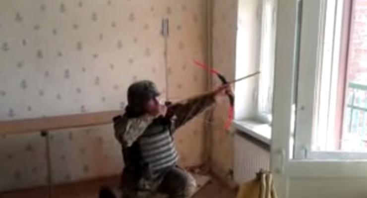 Бойцы "Донбасса" использовали в бою шуточное "оружие возмездия"
