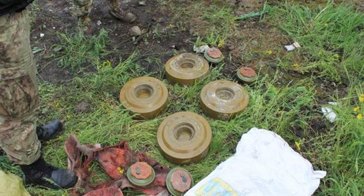 СБУ обнаружила тайник с минами для терактов в Мариуполе