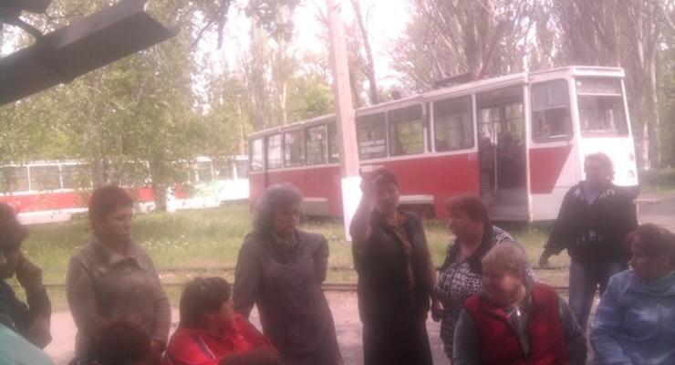 В оккупированном боевиками Енакиево начали забастовку трамвайщики