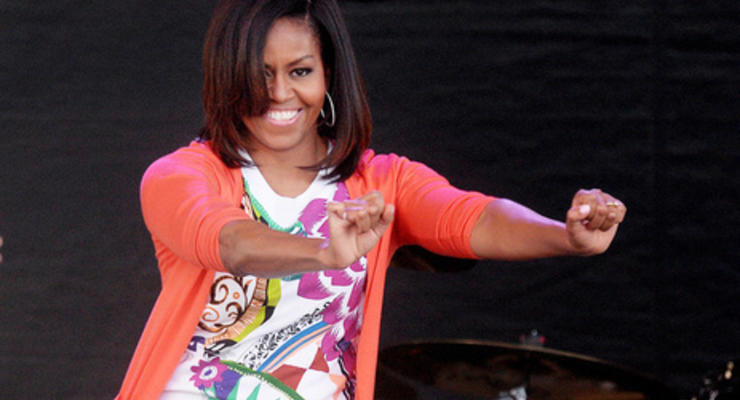 #GimmeFive. Мишель Обама показала, как занимается фитнесом