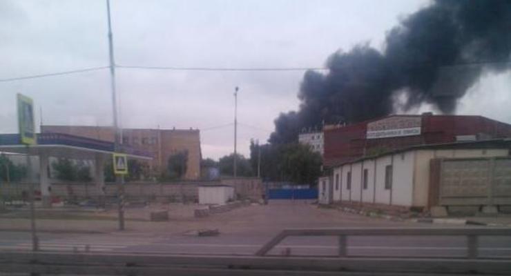 В Москве прогремел сильный взрыв, загорелась заправка