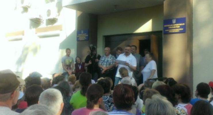 Жители Софиевской Борщаговки выступили против объединения с соседним селом