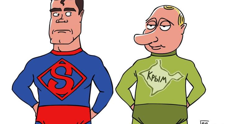 Дым наш: Крым в карикатурах Сергея Елкина