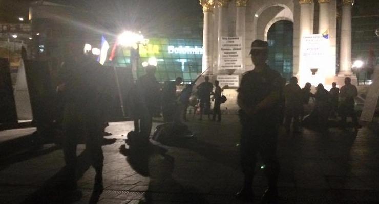 "Третий Майдан" разогнали: неизвестные снесли шесть палаток