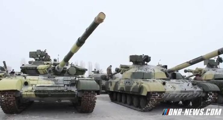 Полторак: На вооружении боевиков 556 танков - как у средней европейской страны