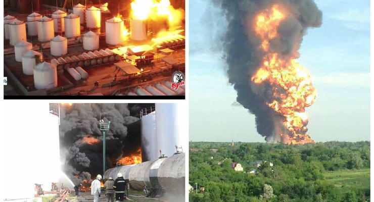 Пожар на нефтебазе: Турчинов обвинил сотрудников БРСМ в халатности