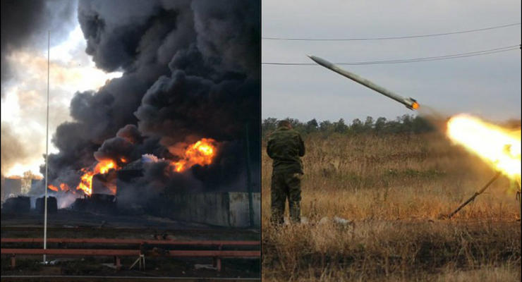 Итоги 9 июня: Пожар на нефтебазе и обстрелы боевиков