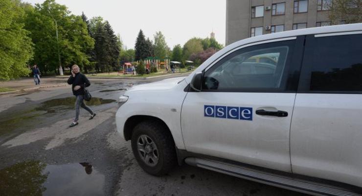 ОБСЕ зафиксировала большое скопление военной техники южнее Донецка