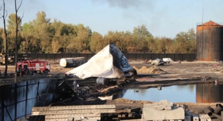 ГСЧС: Признаков горения на территории нефтебазы под Киевом не зафиксировано