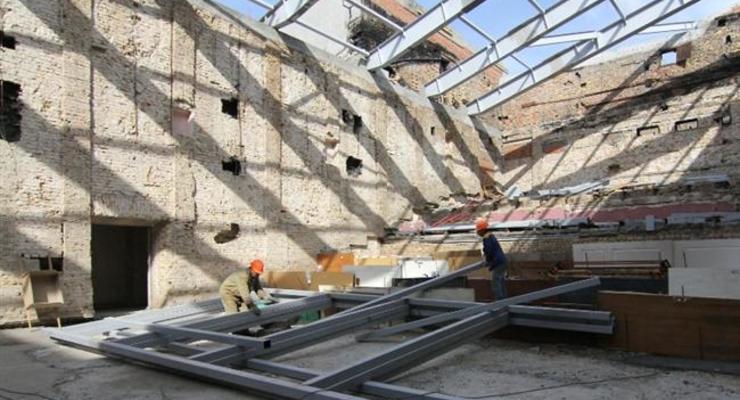 Кинотеатр Жовтень после пожара: как идет реконструкция
