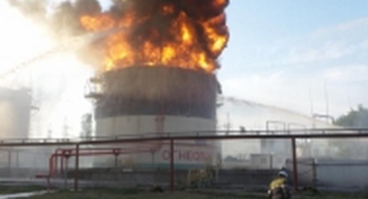 В Саратове горит нефтеперерабатывающий завод Роснефти