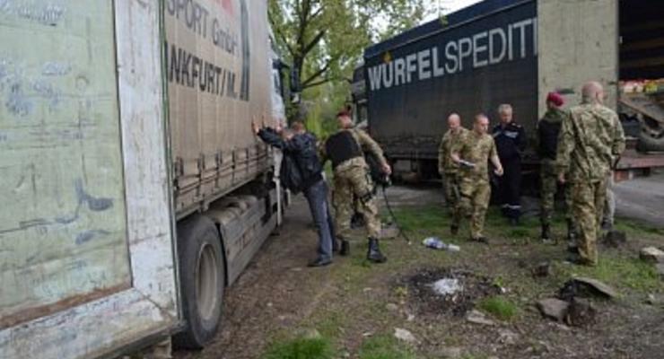 У Станицы Луганской задержаны 8 фур с продуктами для боевиков