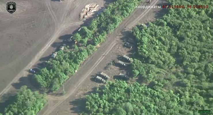Аэроразведка "Днепр-1" обнаружила базу боевиков на линии фронта