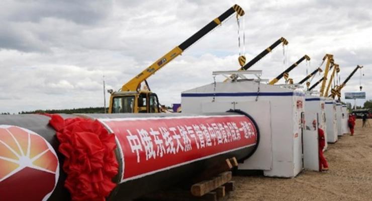 Китай начал строить газопровод для российского газа