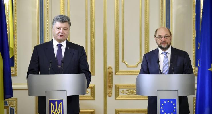 Шульц: Я сделаю все возможное, чтобы ускорить введение ЕС безвизового режима с Украиной