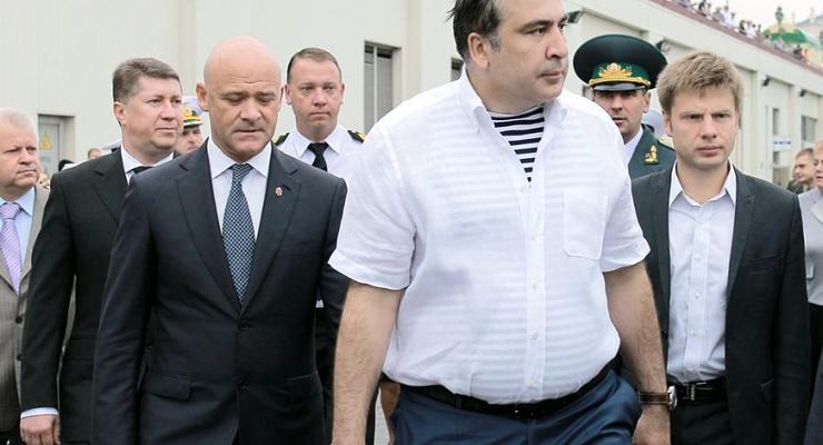 Саакашвили в тельняшке и ветераны Динамо: в Одессе празднуют день ВМС Украины