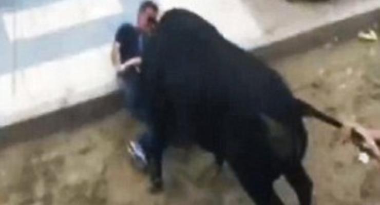 В Испании бык насмерть забодал мужчину во время забега