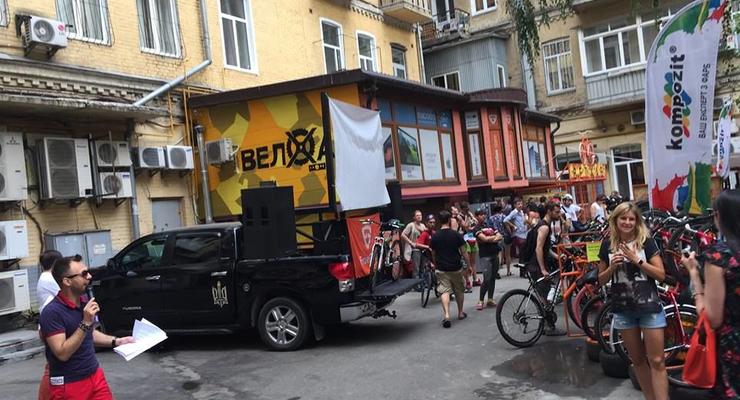 В Киеве открылся первый велохаб - свободное пространство для велосипедистов