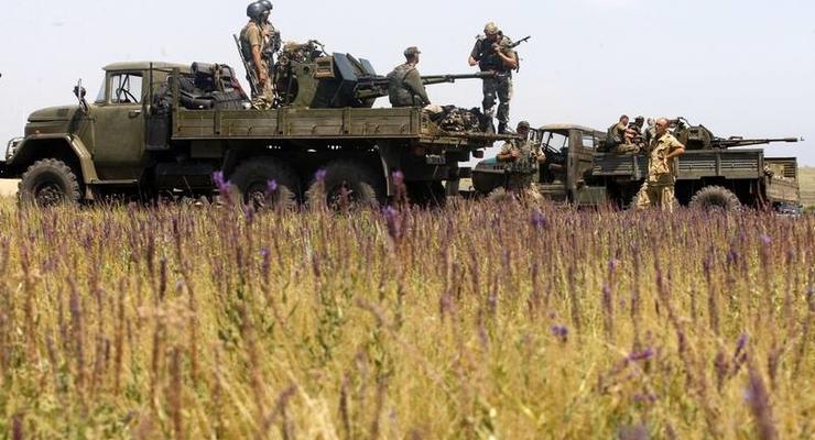 Под Донецком бойцы АТО закрепились на новых позициях