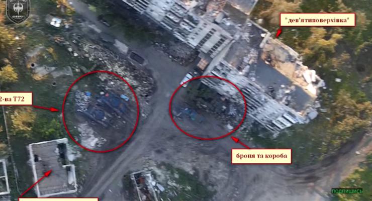 Аэроразведка сняла танки, которые боевики прячут за жилым домом в Донецке