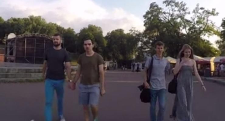 Журналисты показали, как в Киеве относятся к геям