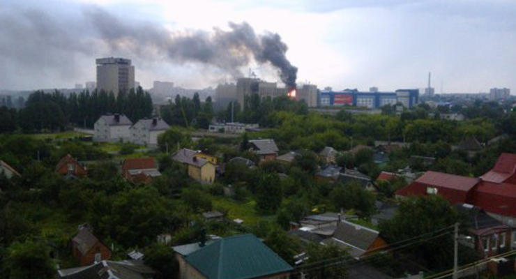 В Харькове всю ночь спасали от пожара институт радиоизмерений