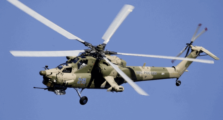 В России разбился боевой вертолет Ночной охотник
