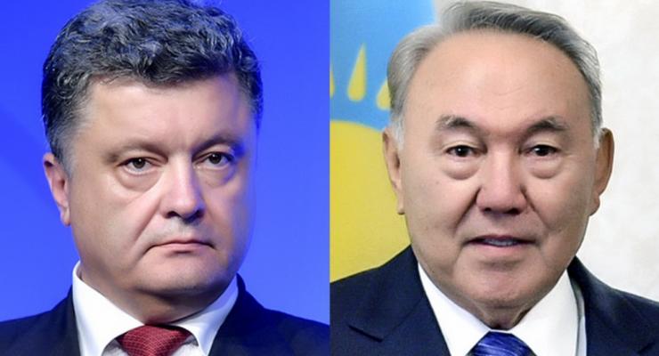 Порошенко провел переговоры с президентом Казахстана Назарбаевым