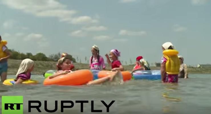 В Чечне создали первый пляж для женщин
