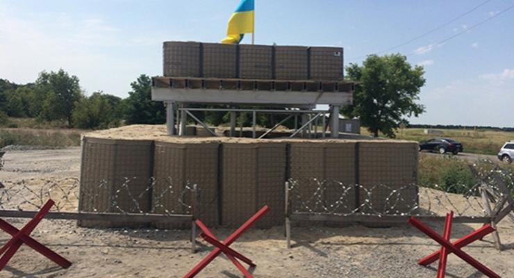 В Украине появились первые блокпосты по стандартам НАТО