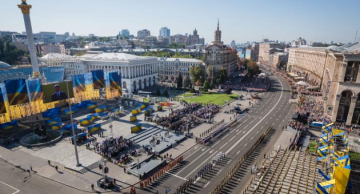 Марш Независимости в Киеве: без техники и парадного пафоса