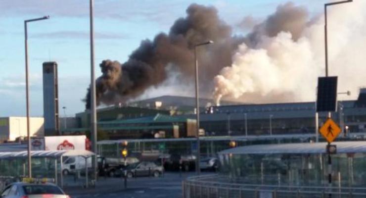 В ирландском Дублине загорелся аэропорт