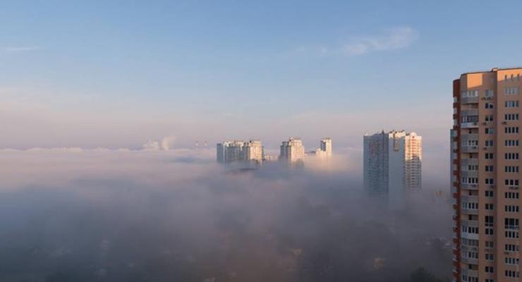 Киев в дыму: онлайн-карта загрязнения воздуха