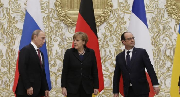 Меркель, Олланд и Путин обсудят ситуацию в Донбассе - СМИ