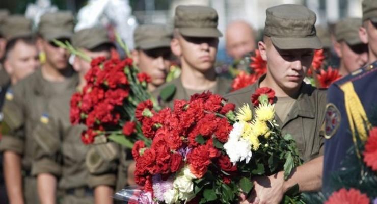Под Киевом простились с погибшими под Радой нацгвардейцами