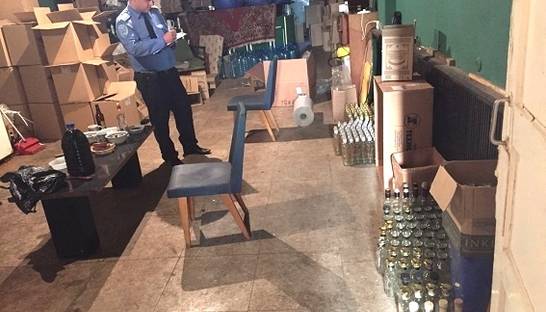 В Киеве изъяли 800 литров контрафактного алкоголя