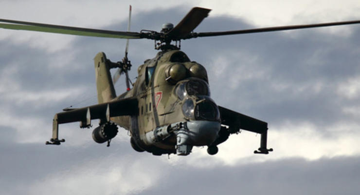 В Смоленской области России разбился военный вертолет Ми-24
