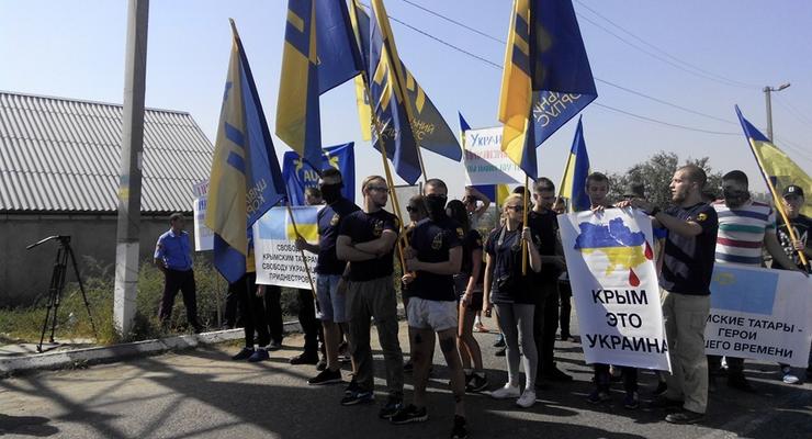 Одесские активисты блокируют границу с непризнанным Приднестровьем