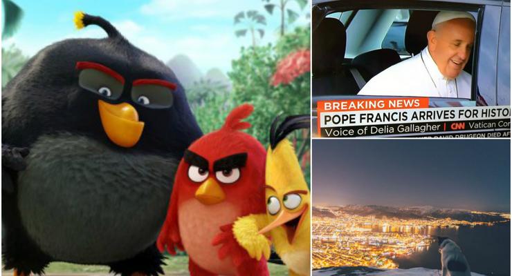 Хорошие новости 24 сентября: Angry Birds в кино, Папа на Fiat  и путешествие хаски