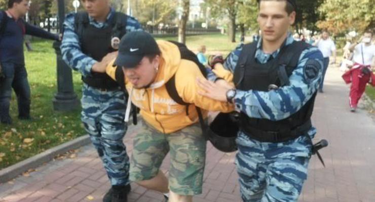В Москве проведение Марша мира закончилось задержанием