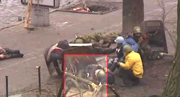 В Сеть выложили новое видео расстрела активистов Евромайдана 20 февраля